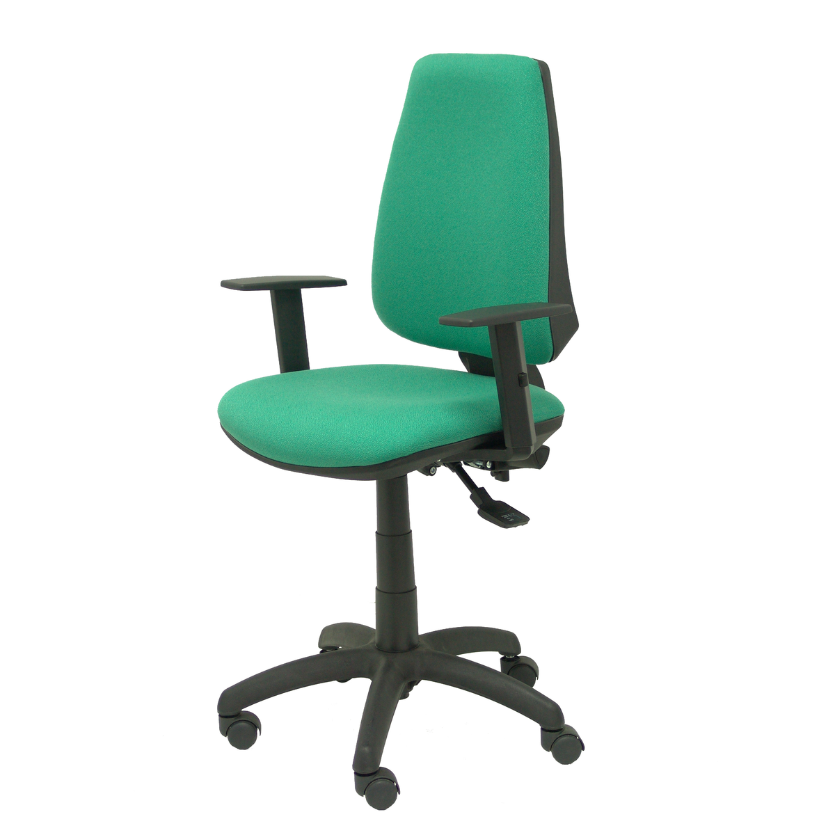 Silla de oficina Piqueras y Crespo Elche S Bali - Brazos - Ref. fabricante 14ASB220B10RN - Verde Esmeralda