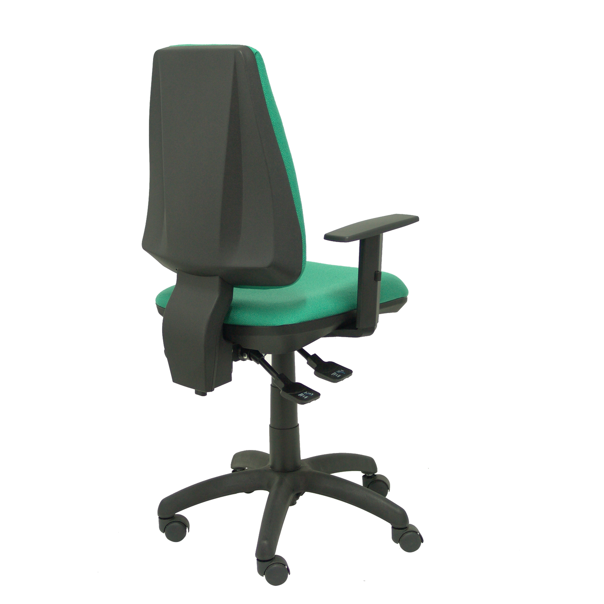 Silla de oficina Piqueras y Crespo Elche S Bali - Brazos - Ref. fabricante 14ASB220B10RN - Verde Esmeralda