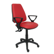 Silla de oficina Piqueras y Crespo Elche S Similpiel - Brazos fijos - Rojo