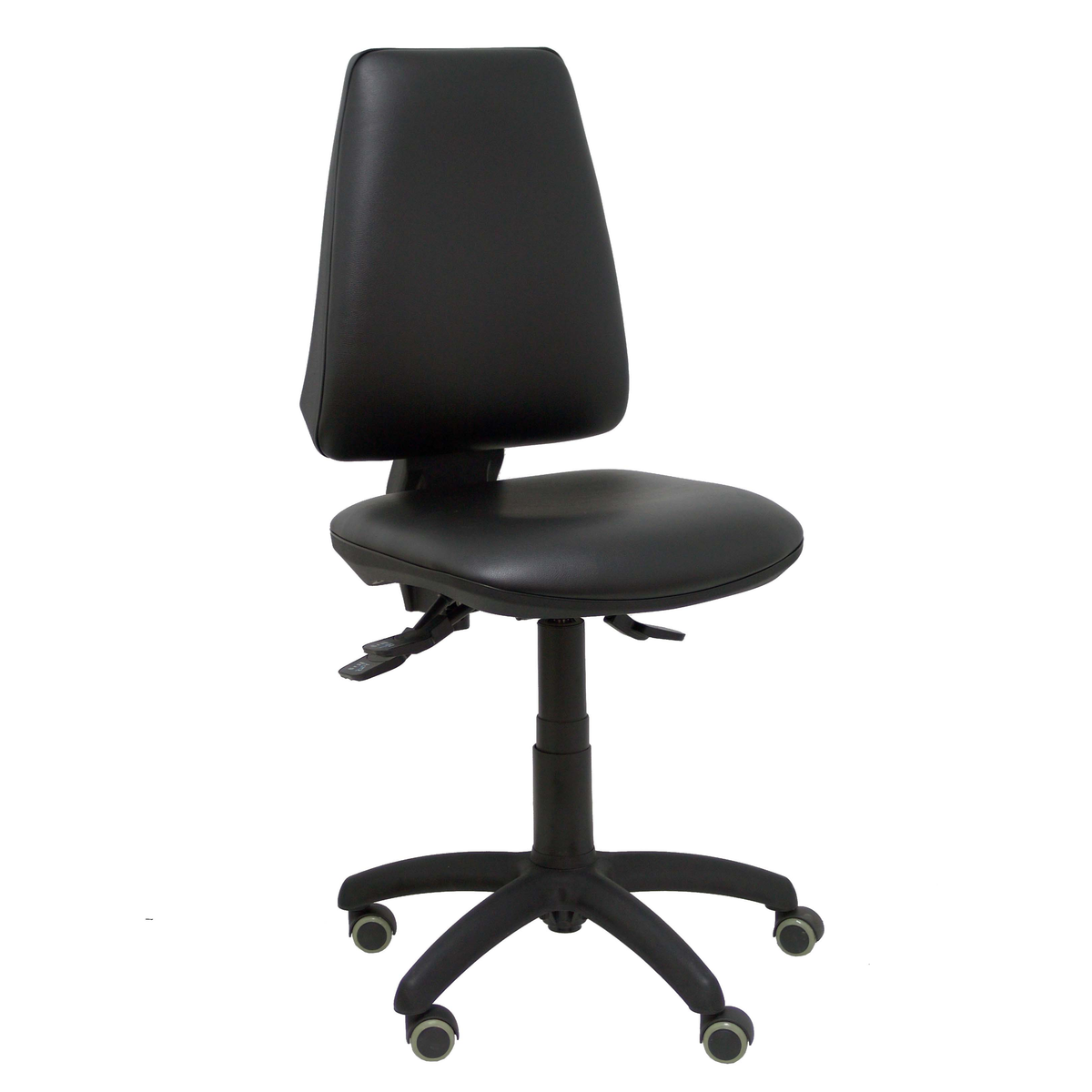Silla de oficina Piqueras y Crespo Elche S Similpiel - Asincro · Ruedas parquet - Negro