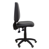 Silla de oficina Piqueras y Crespo Elche S Similpiel - Asincro · Ruedas parquet - Negro