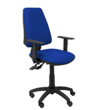 Silla de oficina Piqueras y Crespo Elche S Similpiel - Brazos regulables - Azul