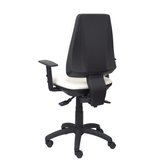 Silla de oficina Piqueras y Crespo Elche S Similpiel - Brazos regulables - Blanco