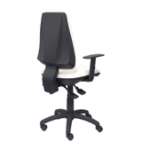 Silla de oficina Piqueras y Crespo Elche S Similpiel - Brazos regulables - Blanco