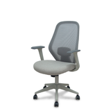 Silla de oficina Piqueras y Crespo Ergo529 Gris Malla + Tela - Gris
