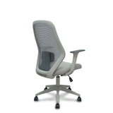 Silla de oficina Piqueras y Crespo Ergo529 Gris Malla + Tela - Gris