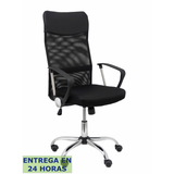 Silla de oficina Piqueras y Crespo Gontar Malla + Similpiel - Negro