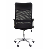 Silla de oficina Piqueras y Crespo Gontar Malla + Similpiel - Negro