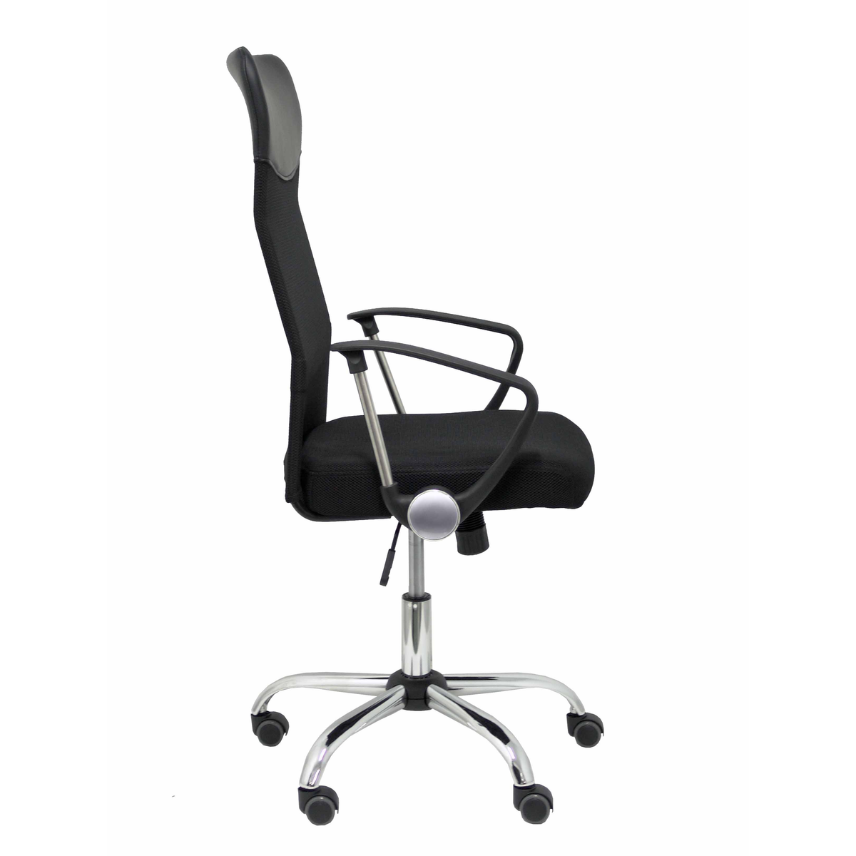 Silla de oficina Piqueras y Crespo Gontar Malla + Similpiel - Negro
