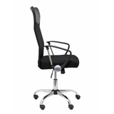 Silla de oficina Piqueras y Crespo Gontar Malla + Similpiel - Negro