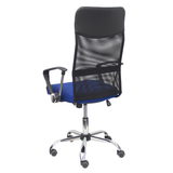 Silla de oficina Piqueras y Crespo Gontar Malla + Similpiel - Negro / Azul