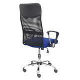 Silla de oficina Piqueras y Crespo Gontar Malla + Similpiel - Negro / Azul