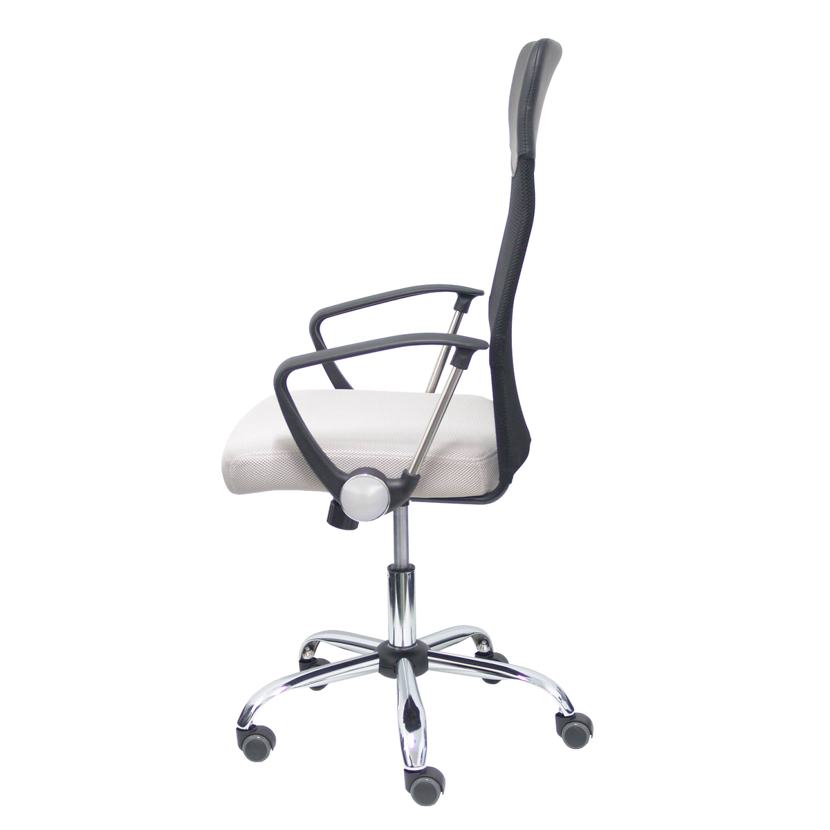 Silla de oficina Piqueras y Crespo Gontar Malla + Similpiel - Negro / Gris Claro