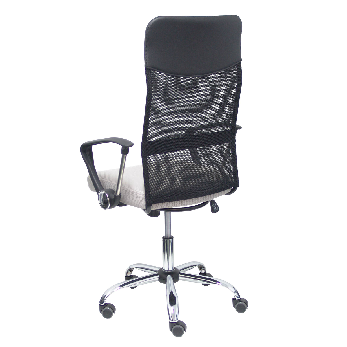 Silla de oficina Piqueras y Crespo Gontar Malla + Similpiel - Negro / Gris Claro