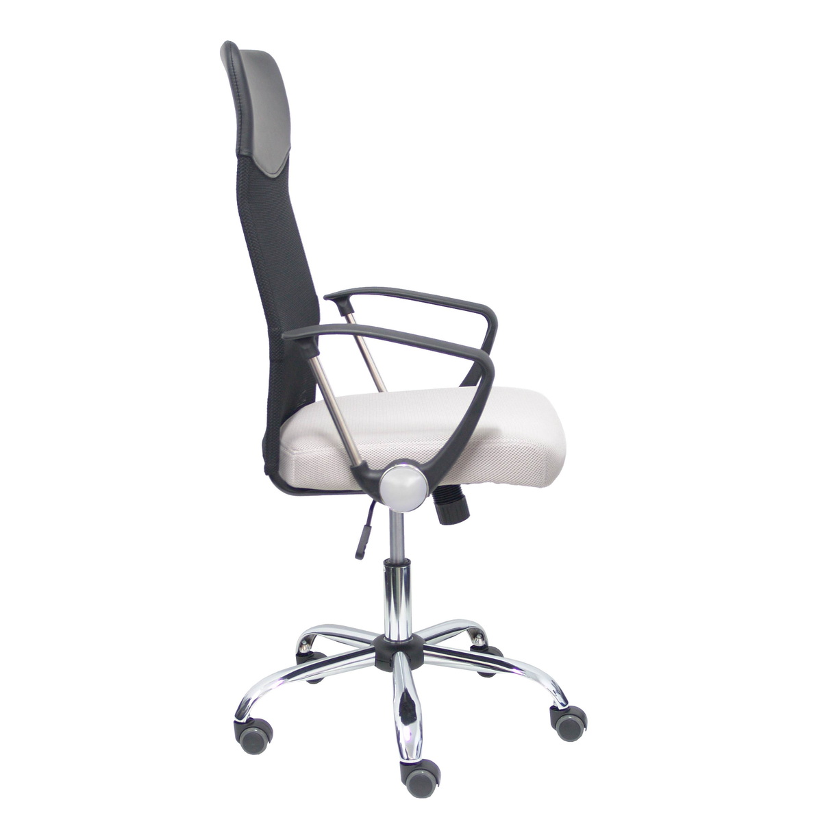 Silla de oficina Piqueras y Crespo Gontar Malla + Similpiel - Negro / Gris Claro
