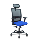 Silla de oficina Piqueras y Crespo Haches Malla + Bali - Ref. fabricante 395TKM840B10B2DB68R65CR - Azul
