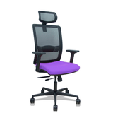 Silla de oficina Piqueras y Crespo Haches Malla + Bali - Ref. fabricante 395TKM840B10B2DB68R65CR - Lila