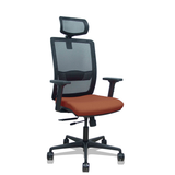 Silla de oficina Piqueras y Crespo Haches Malla + Bali - Ref. fabricante 395TKM840B10B2DB68R65CR - Marron