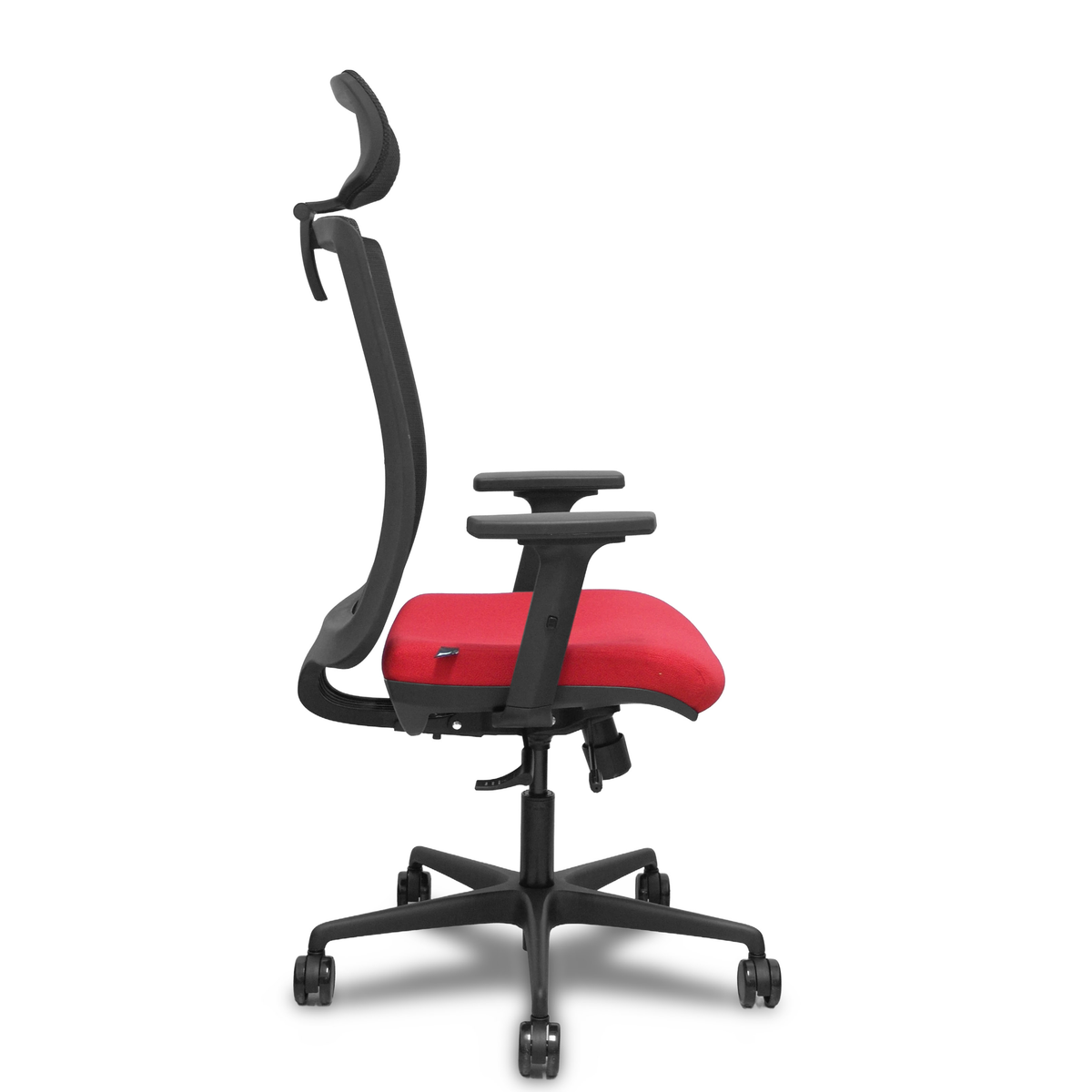 Silla de oficina Piqueras y Crespo Haches Malla + Bali - Ref. fabricante 395TKM840B10B2DB68R65CR - Rojo