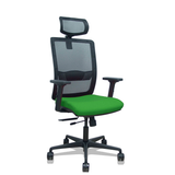 Silla de oficina Piqueras y Crespo Haches Malla + Bali - Ref. fabricante 395TKM840B10B2DB68R65CR - Verde