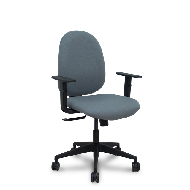 Silla de oficina Piqueras y Crespo Horche Bali - Sincro · Brazos regulables · Ruedas 65 mm - Gris