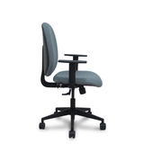 Silla de oficina Piqueras y Crespo Horche Bali - Sincro · Brazos regulables · Ruedas 65 mm - Gris