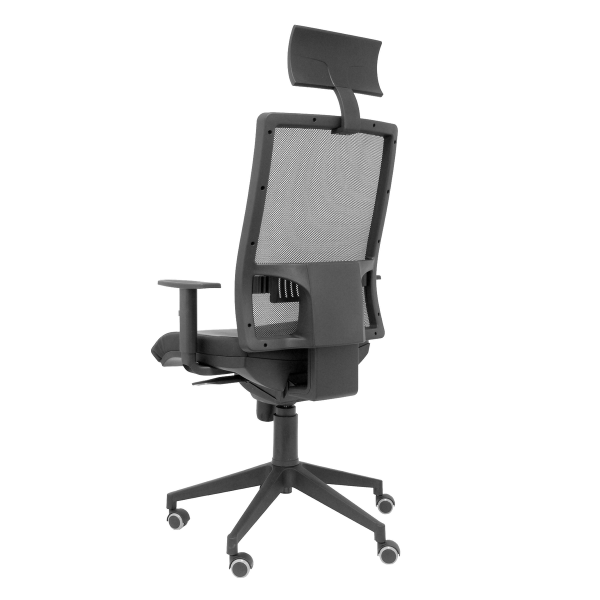 Silla de oficina Piqueras y Crespo Horna Piel + Malla - Negro