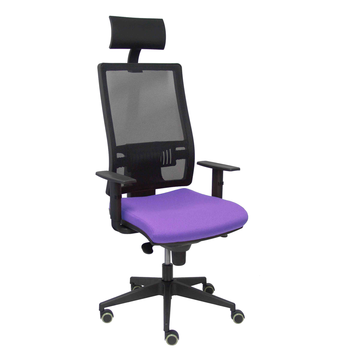 Silla de oficina Piqueras y Crespo Horna Bali + Malla - Ref. fabricante 10SBALI10 - Lila