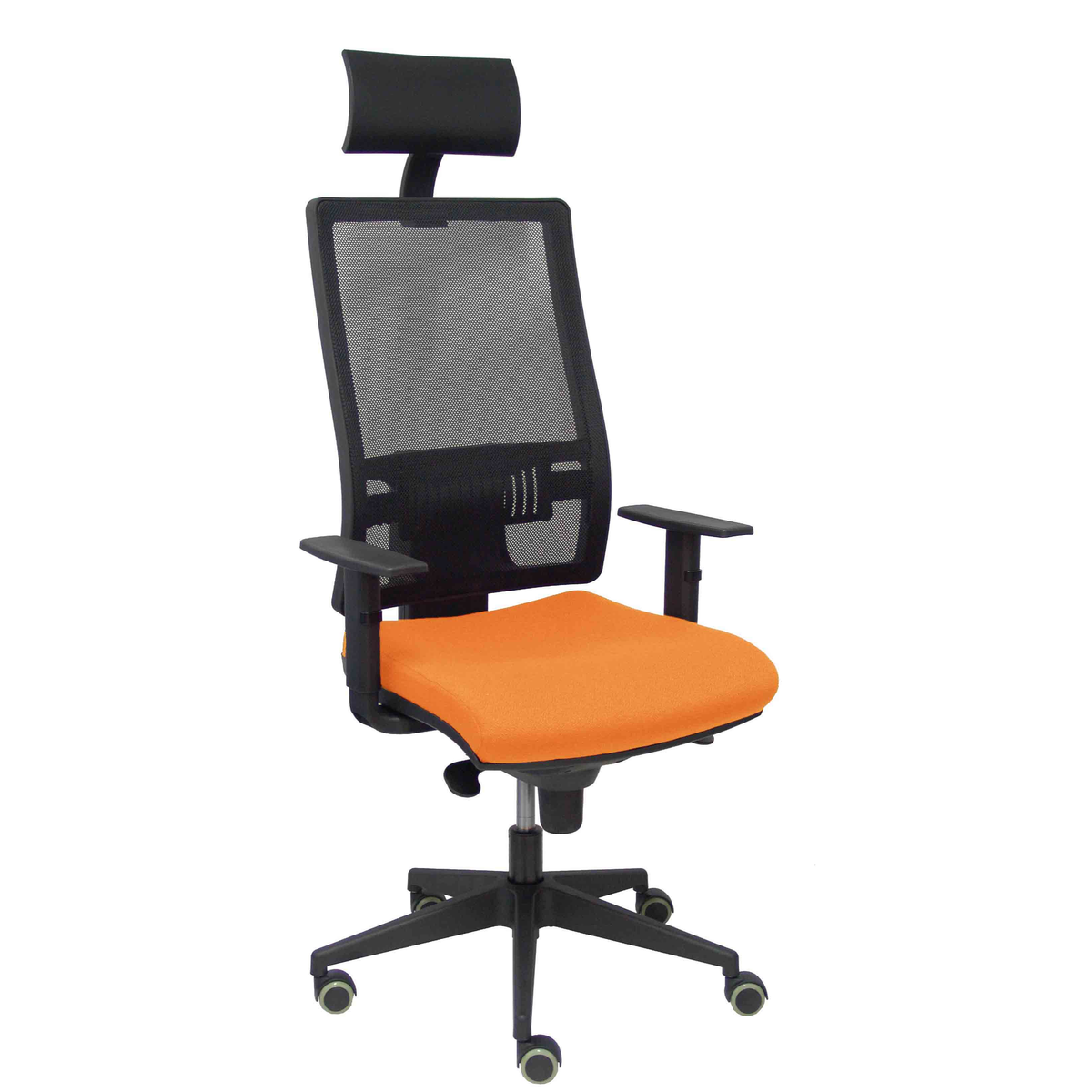 Silla de oficina Piqueras y Crespo Horna Bali + Malla - Ref. fabricante 10SBALI10 - Naranja