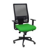 Silla de oficina Piqueras y Crespo Horna Bali + Malla - Brazos regulables - Verde