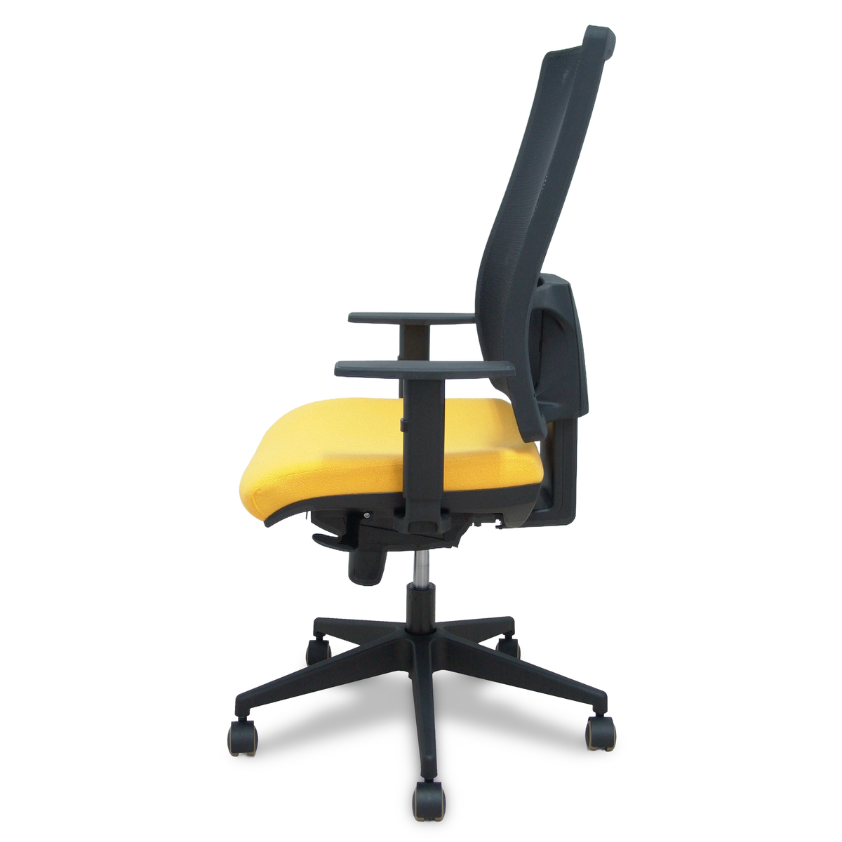 Silla de oficina Piqueras y Crespo Horna Bali + Malla - Cabecero - Ref. fabricante 10SBALI100SC - Amarillo