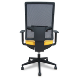 Silla de oficina Piqueras y Crespo Horna Bali + Malla - Cabecero - Ref. fabricante 10SBALI100SC - Amarillo