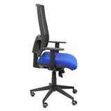 Silla de oficina Piqueras y Crespo Horna Bali + Malla - Cabecero - Ref. fabricante 10SBALI100SC - Azul