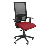 Silla de oficina Piqueras y Crespo Horna Bali + Malla - Cabecero - Ref. fabricante 10SBALI100SC - Granate