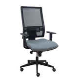 Silla de oficina Piqueras y Crespo Horna Bali + Malla - Cabecero - Ref. fabricante 10SBALI100SC - Gris Medio