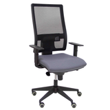 Silla de oficina Piqueras y Crespo Horna Bali + Malla - Cabecero - Ref. fabricante 10SBALI100SC - Gris Oscuro