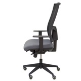 Silla de oficina Piqueras y Crespo Horna Bali + Malla - Cabecero - Ref. fabricante 10SBALI100SC - Gris Oscuro