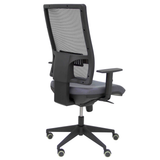 Silla de oficina Piqueras y Crespo Horna Bali + Malla - Cabecero - Ref. fabricante 10SBALI100SC - Gris Oscuro