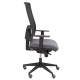 Silla de oficina Piqueras y Crespo Horna Bali + Malla - Cabecero - Ref. fabricante 10SBALI100SC - Gris Oscuro