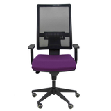 Silla de oficina Piqueras y Crespo Horna Bali + Malla - Cabecero - Ref. fabricante 10SBALI100SC - Morado