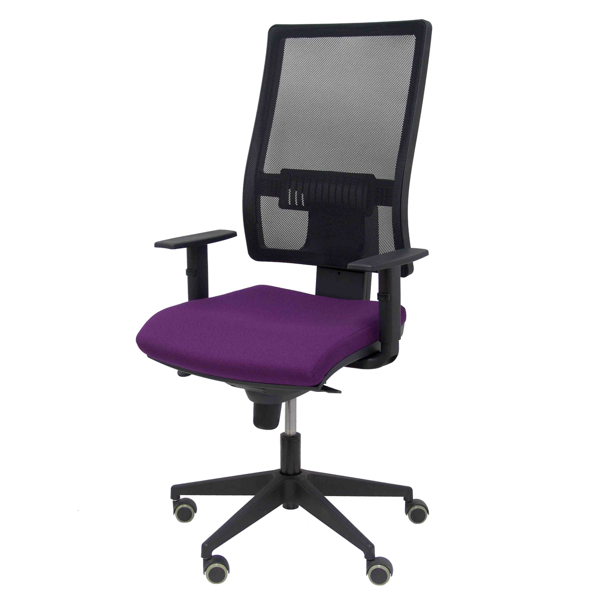 Silla de oficina Piqueras y Crespo Horna Bali + Malla - Cabecero - Ref. fabricante 10SBALI100SC - Morado