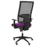Silla de oficina Piqueras y Crespo Horna Bali + Malla - Cabecero - Ref. fabricante 10SBALI100SC - Morado