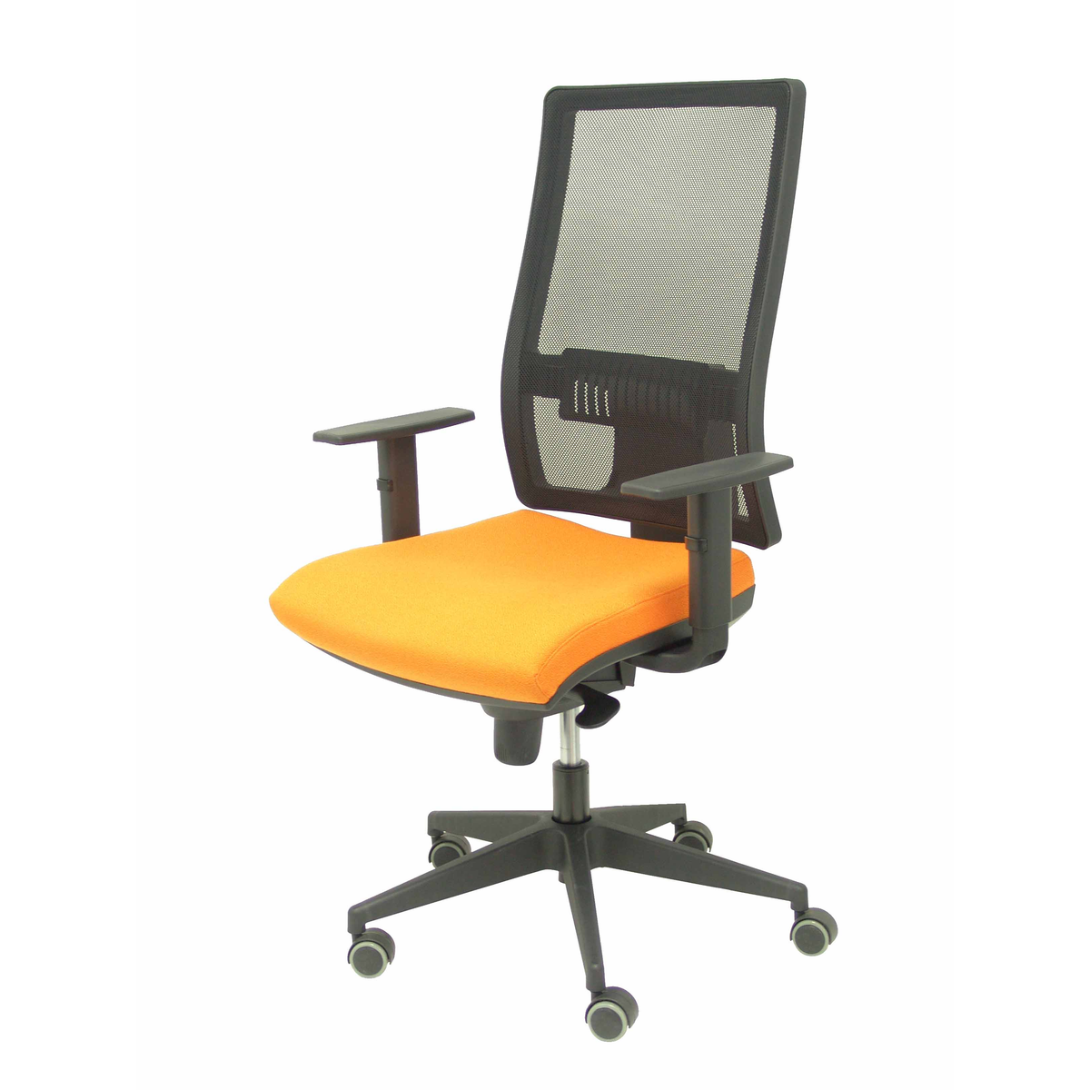 Silla de oficina Piqueras y Crespo Horna Bali + Malla - Cabecero - Ref. fabricante 10SBALI100SC - Naranja