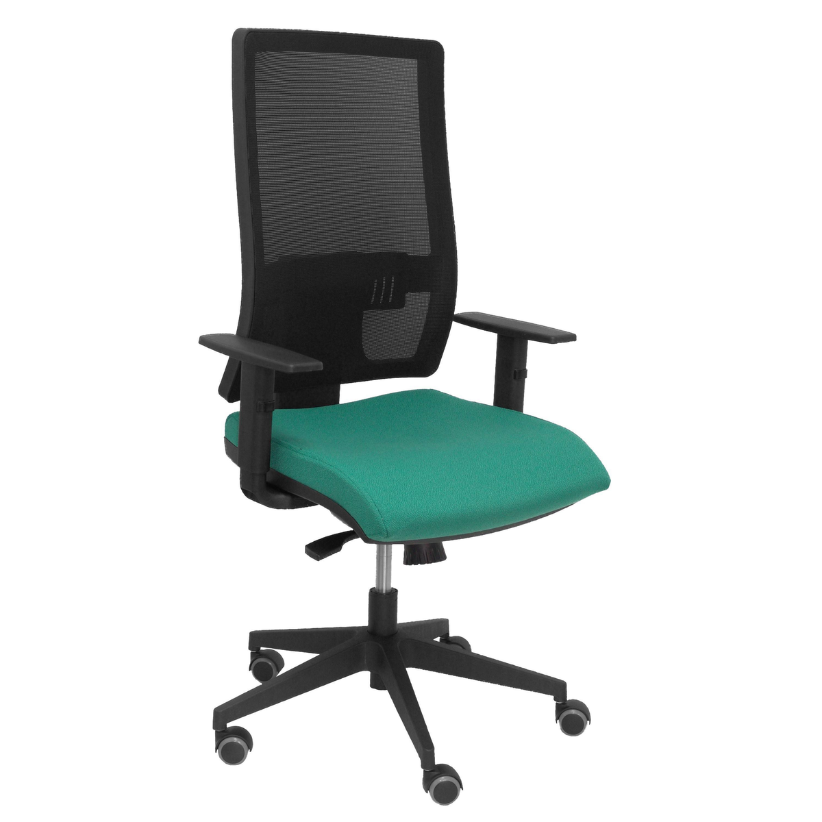 Silla de oficina Piqueras y Crespo Horna Bali + Malla - Cabecero - Ref. fabricante 10SBALI100SC - Verde Esmeralda