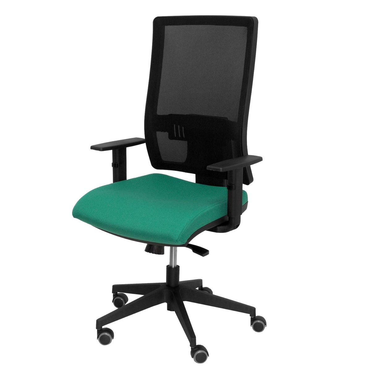 Silla de oficina Piqueras y Crespo Horna Bali + Malla - Cabecero - Ref. fabricante 10SBALI100SC - Verde Esmeralda