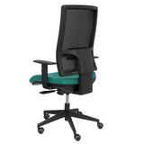 Silla de oficina Piqueras y Crespo Horna Bali + Malla - Cabecero - Ref. fabricante 10SBALI100SC - Verde Esmeralda