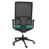 Silla de oficina Piqueras y Crespo Horna Bali + Malla - Cabecero - Ref. fabricante 10SBALI100SC - Verde Esmeralda