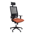 Silla de oficina Piqueras y Crespo Horna Bali + Malla - Cabecero - Ref. fabricante 10SBALI363 - Marron