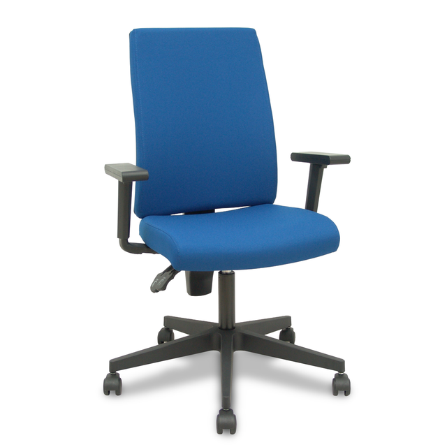 Silla de oficina Piqueras y Crespo I - Brazos regulables - Azul Marino