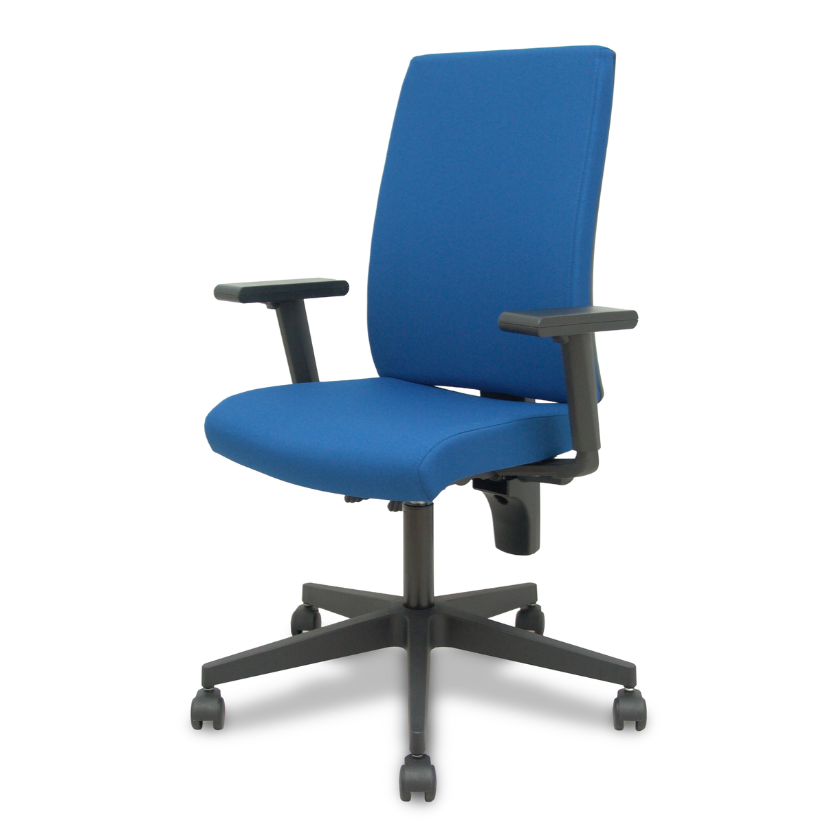 Silla de oficina Piqueras y Crespo I - Brazos regulables - Azul Marino
